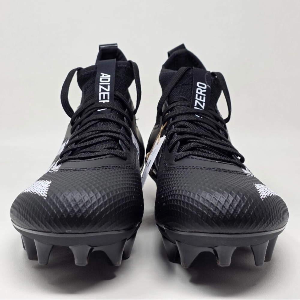Adidas Adizero Impact Football Cleats Black White IE9661 Men’s Size 7 New - Picture 7 of 8